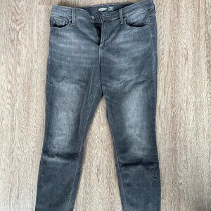 Rockstar Super Skinny High-Rise, Built in Warm Old Navy Skinny Jeans - Gray